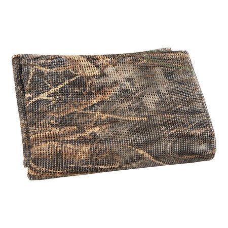 Vanish Tough Mesh Camouflage Netting, Glare-Free Fabric, 12' x 56 in., Realtree Max 7 Camo 25354